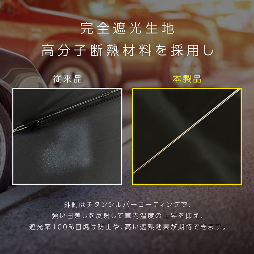 メーカー直売 サンシェード 車 フロント 傘式 おしゃれ フロントサンシェード 車用 折りたたみ傘 日除け 暑さ対策 遮光 断熱 収納便利 プライバシー保護 Tokaiz Aynaelda Com