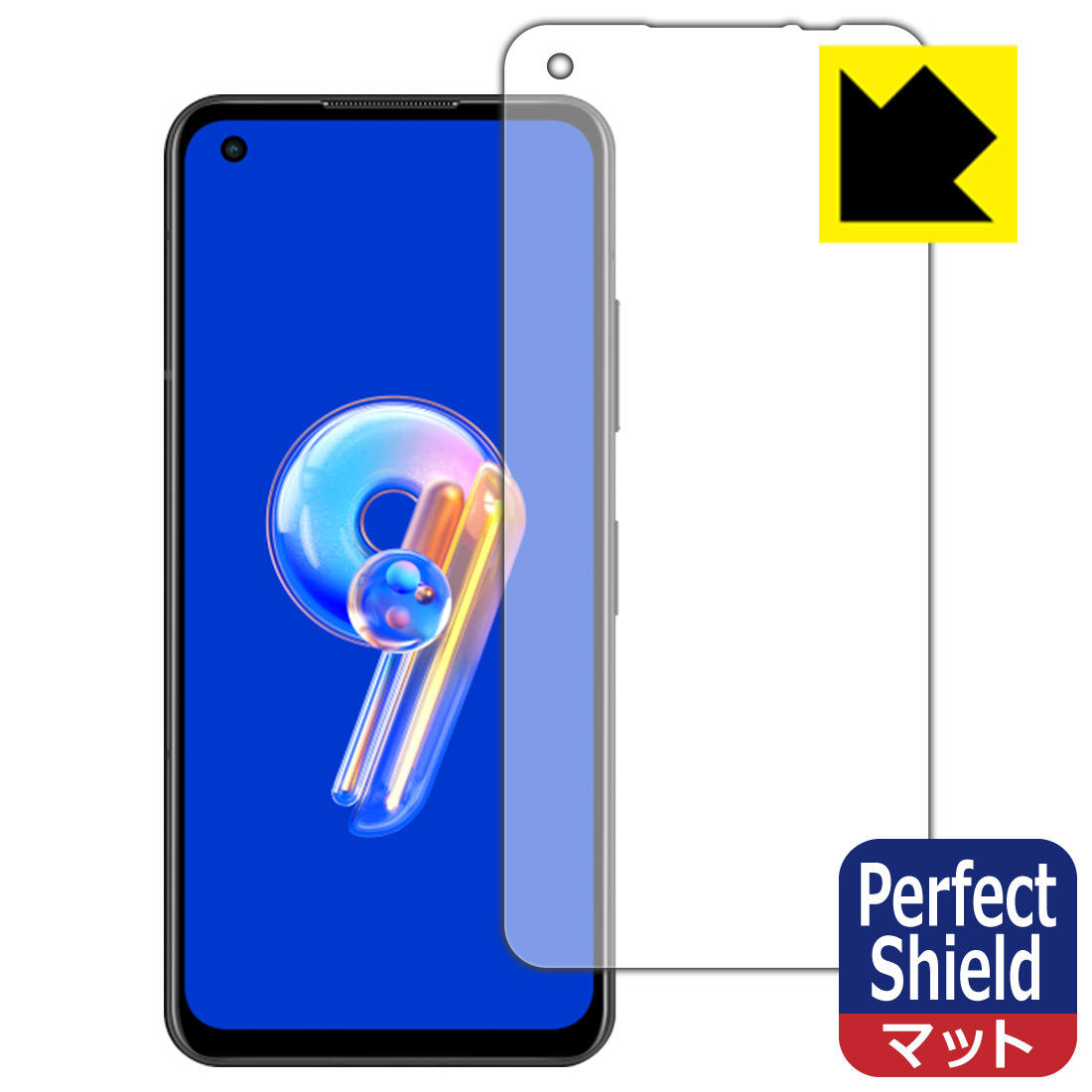 ASUS ZenFone 9 (AI2202)対応 Perfect Shield 保護 フィルム 3枚入