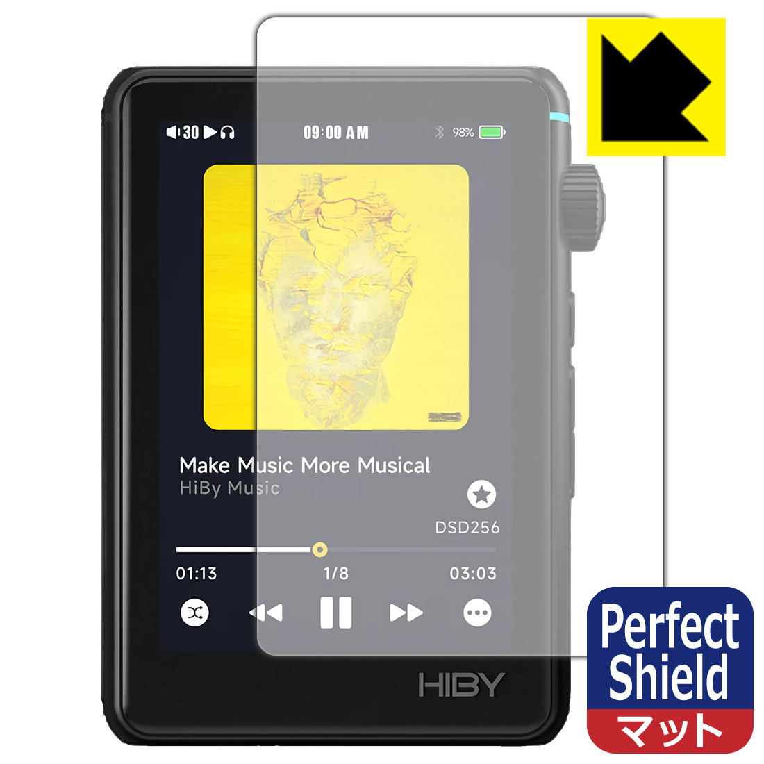 WALKMAN ウォークマン NW-ZX707対応 衝撃吸収[光沢] 保護 フィルム 耐