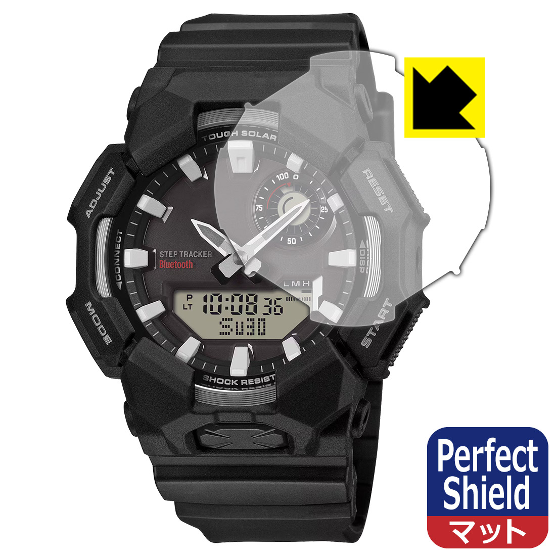G-SHOCK GW-M5610シリーズ PET製フィルムなのに強化ガラス同等の硬度