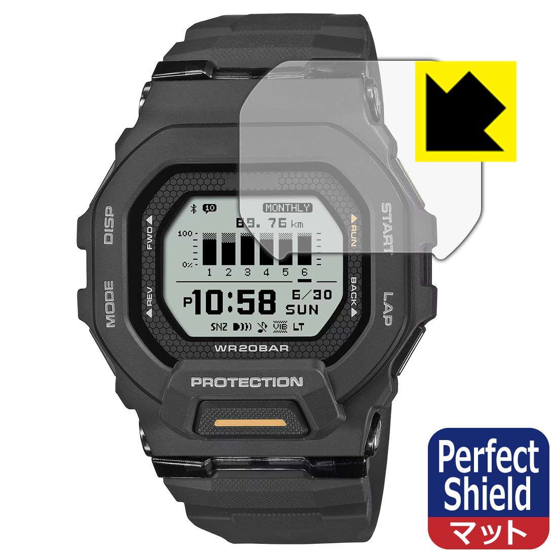 G-SHOCK GMW-B5000シリーズ PET製フィルムなのに強化ガラス同等の硬度