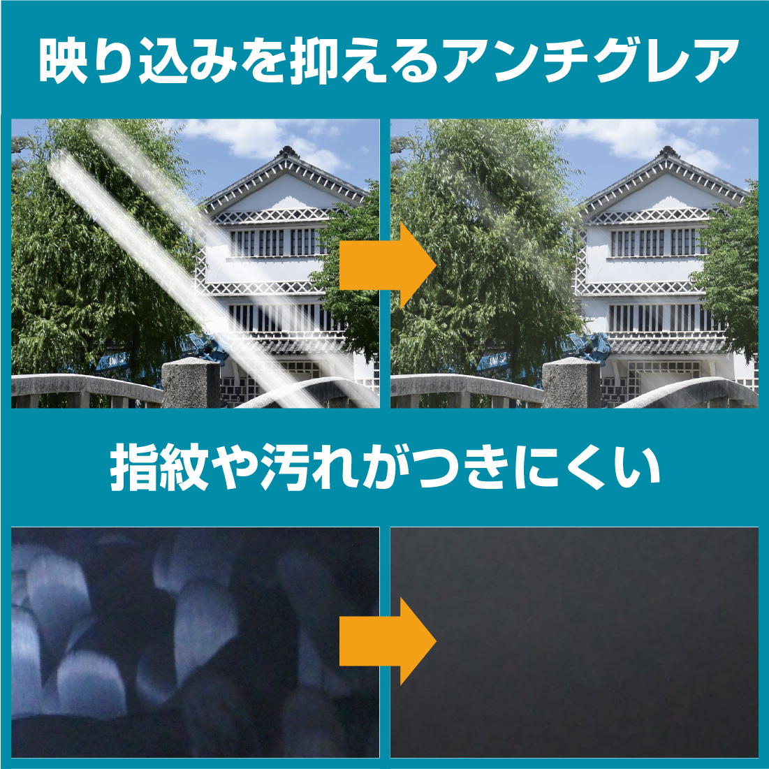 トヨタ カローラ クロス(10系・2023年10月〜) ディスプレイオーディオPlus (10.5インチ) 対応 Perfect Shield 保護 フィルム 反射低減 防指紋 日本製｜pdar｜03