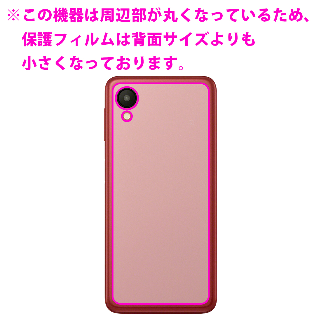 Galaxy A23 5G (国内版・SC-56C/SCG18/SM-A233C)対応 Perfect Shield 保護 フィルム [両面セット] 3枚入 反射低減 防指紋 日本製｜pdar｜03