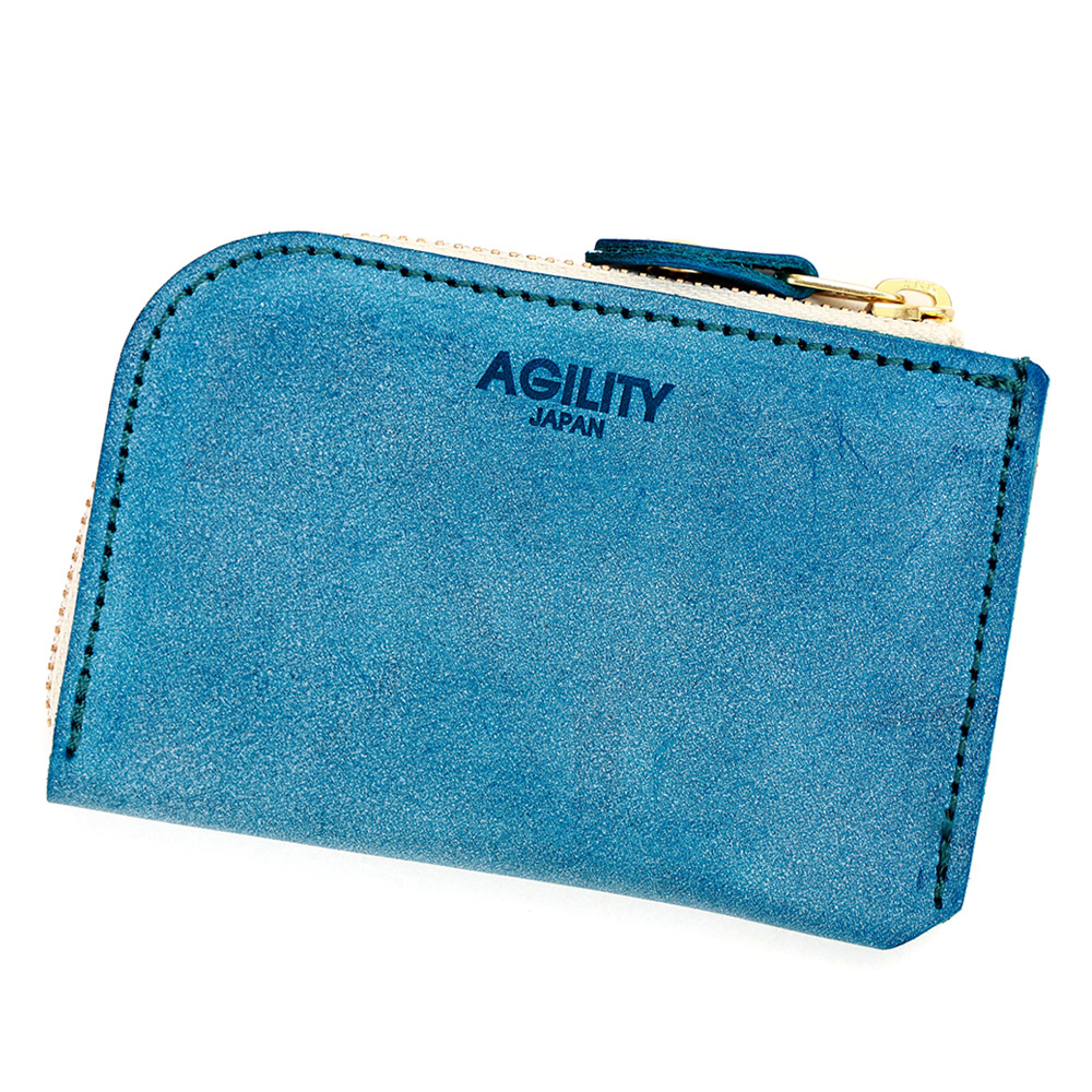 kapital ミニ財布　ターコイズブルー Agility affa ターコイズブルー財布 AGILITY アジリティ ネコポス 財布