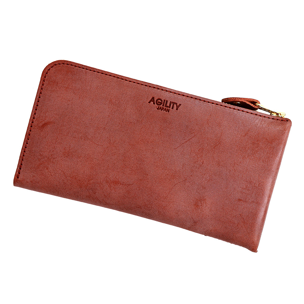 AGILITY（アジリティ） 長財布 コンパクト L字 薄い スリム シンプル