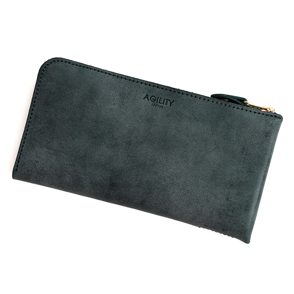 AGILITY（アジリティ） 長財布 コンパクト L字 薄い スリム シンプル