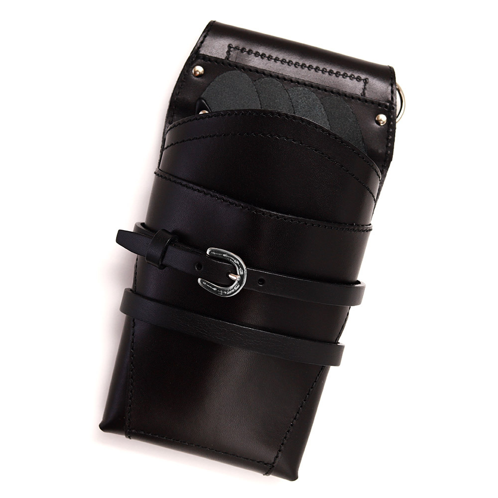 シザーケース 4丁 美容師 スタイリスト 本革 トリマー 腰 斜め掛け 日本製 AGILITY Pro アジリティプロ モンタナ | AGILITY | 05