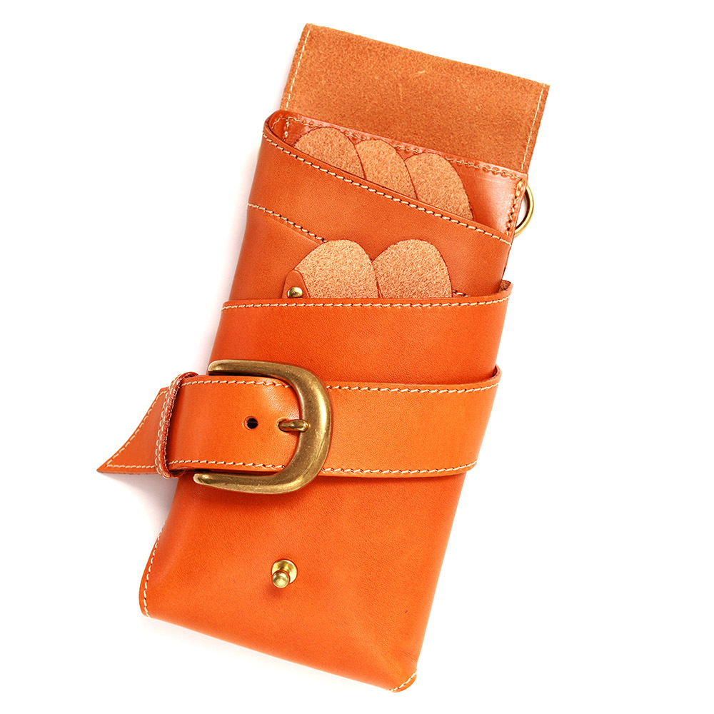 シザーケース 5丁 美容師 スタイリスト 本革 トリマー 腰 斜め掛け 日本製 AGILITY Pro アジリティプロ LOHAS 1 | AGILITY | 01