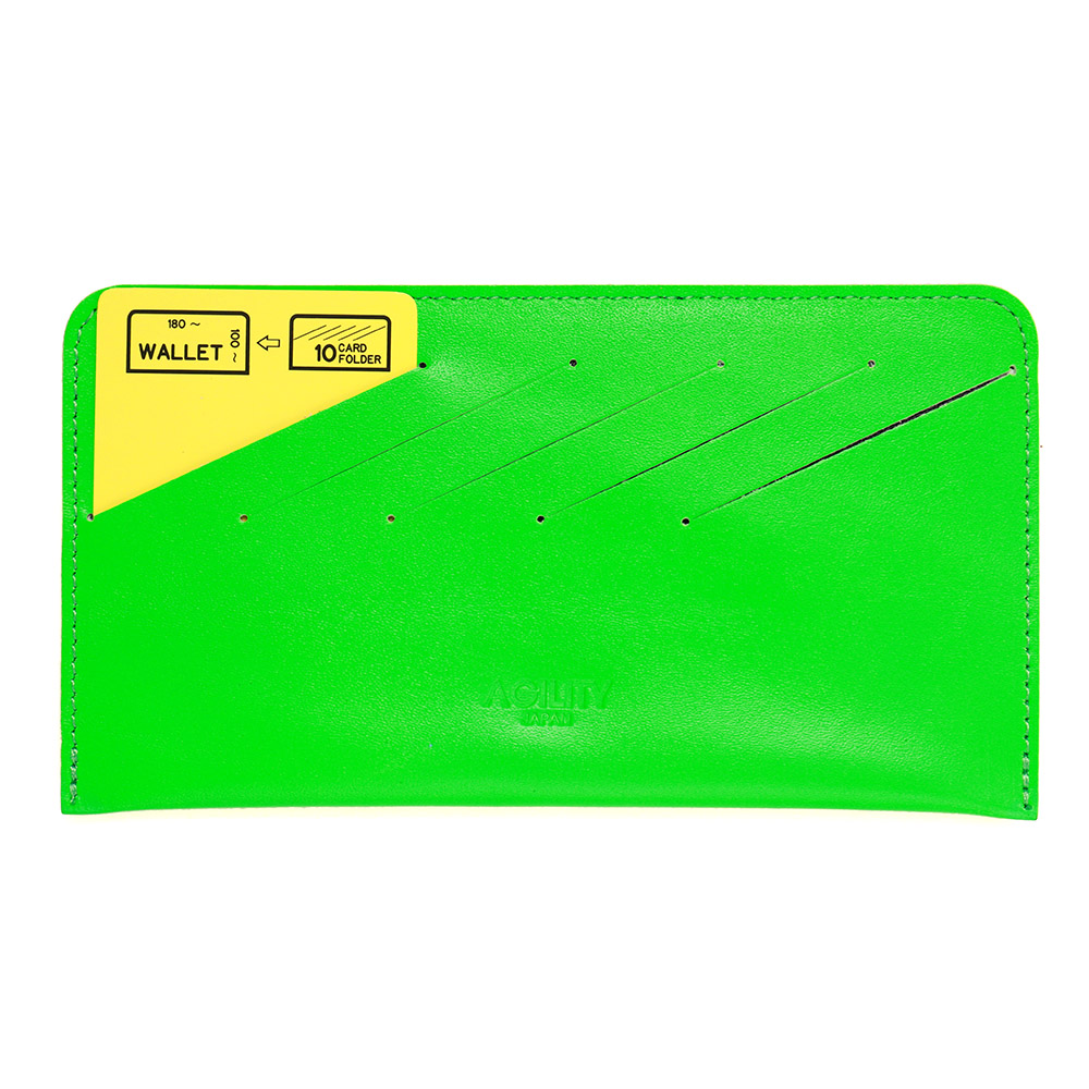 【ネコポス】カードフォルダー 10枚 インナーカードケース 長財布 薄型 横型 スリム レザー AGILITY affa アジリティアッファ カードフォルダー[M便 3/3]｜pdd｜15