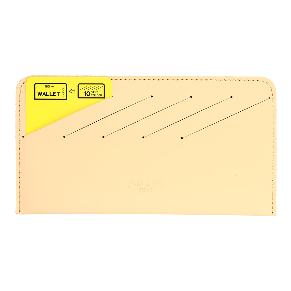 【ネコポス】カードフォルダー 10枚 インナーカードケース 長財布 薄型 横型 スリム レザー AGILITY affa アジリティアッファ カードフォルダー[M便 3/3]｜pdd｜16