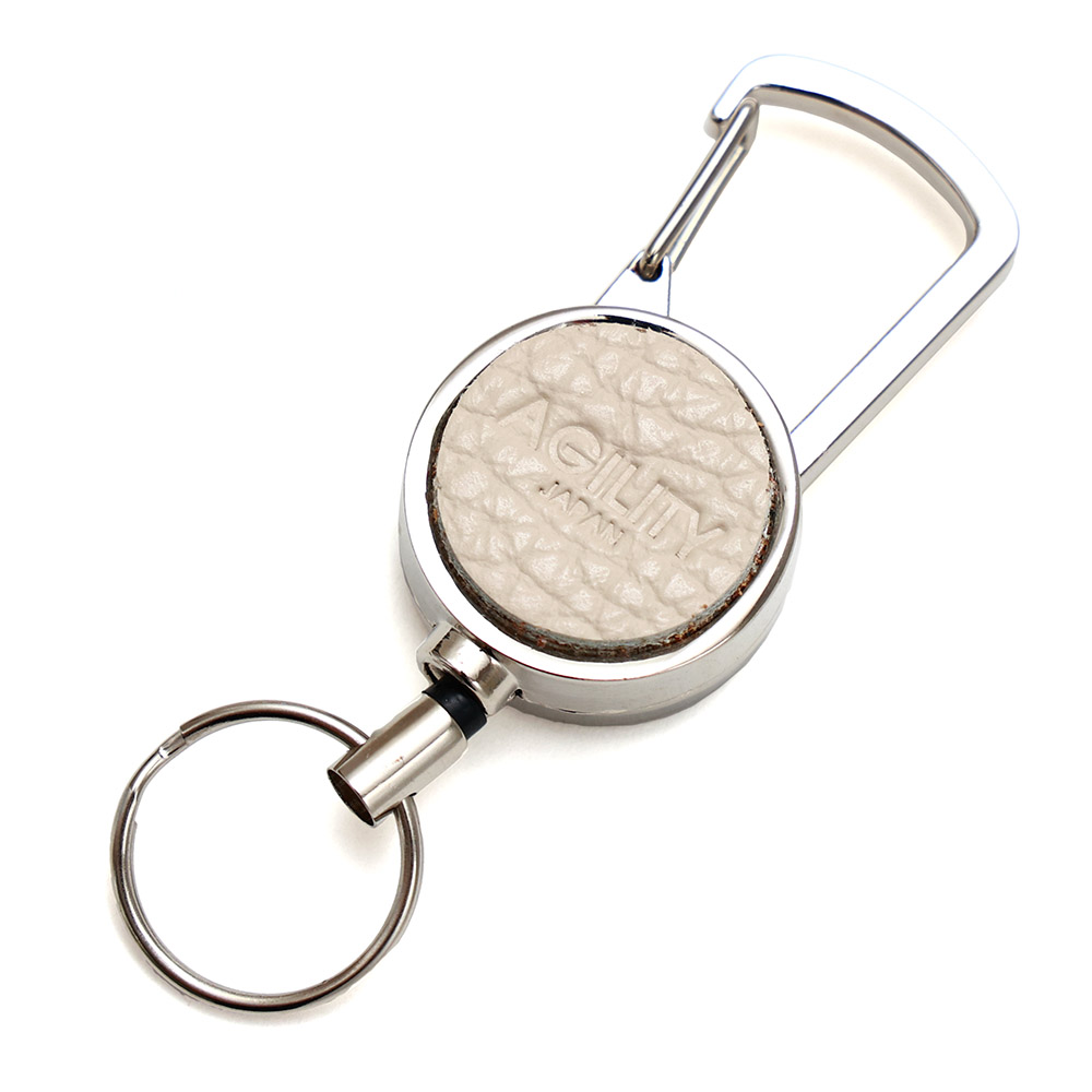 【ネコポス】カラビナ リールホルダー ワンポイント シンプル 鍵 キーホルダー  AGILITY affa アジリティアッファ カラビナリールホルダー[M便 3/3] | AGILITY | 07
