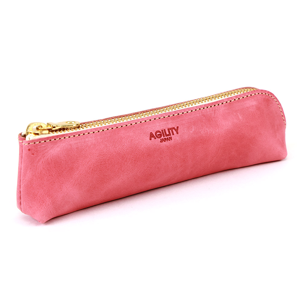 AGILITY（アジリティ） ペンケース ふんわり おしゃれ かわいい 革 本