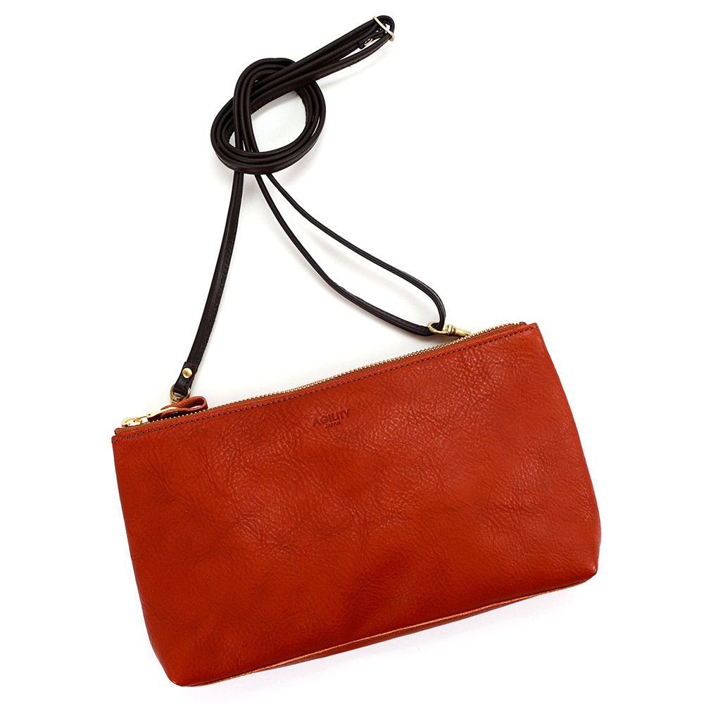 ショルダーバッグ 小さめ コンパクト 横型 斜め掛け ミニショルダー 本革 レザー AGILITY affa アジリティアッファ シックミニショルダー | AGILITY | 01