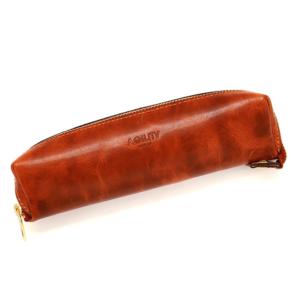 AGILITY（アジリティ） ペンケース 革 レザーペンケース メガネケース