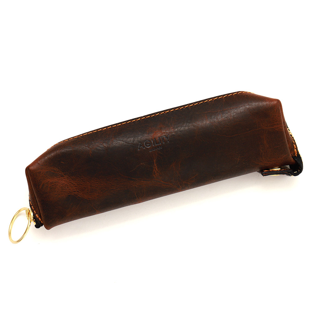 AGILITY（アジリティ） ペンケース 革 レザーペンケース メガネケース