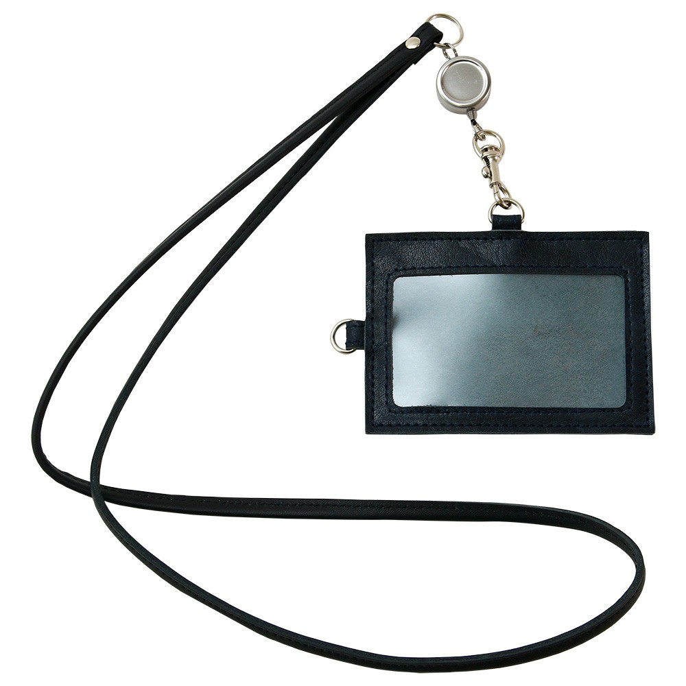 リール付き 革 レザー IDカードケース ネックストラップ おしゃれ 牛革 本革  AGILITY affa アジリティアッファ リールIDホルダー | AGILITY | 02