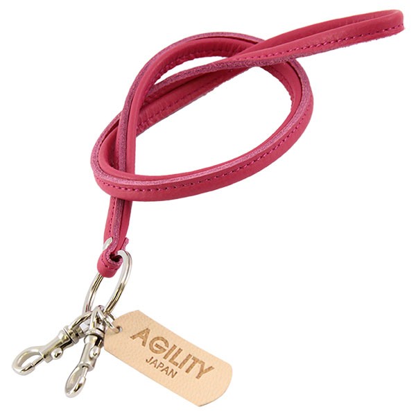 【ネコポス】ネックストラップ 革 IDカードケース別売 リール付き AGILITY affa アジリティ アッファ 8mmネックストラップ[M便 3/3] | AGILITY | 08