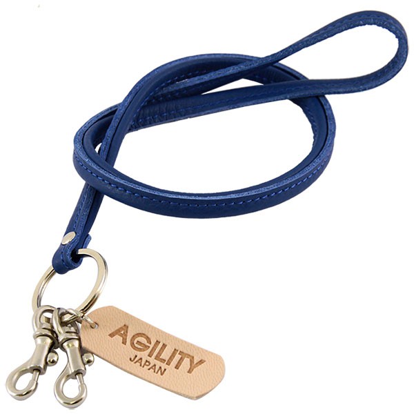 【ネコポス】ネックストラップ 革 IDカードケース別売 リール付き AGILITY affa アジリティ アッファ 8mmネックストラップ[M便 3/3] | AGILITY | 10