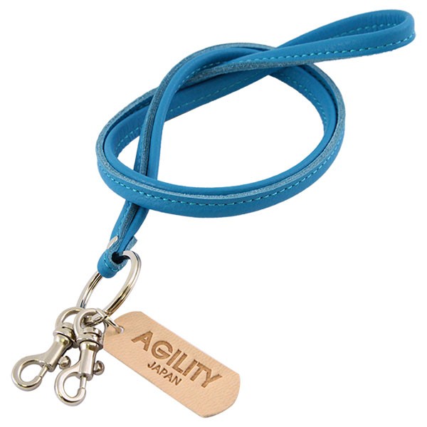 【ネコポス】ネックストラップ 革 IDカードケース別売 リール付き AGILITY affa アジリティ アッファ 8mmネックストラップ[M便 3/3] | AGILITY | 12