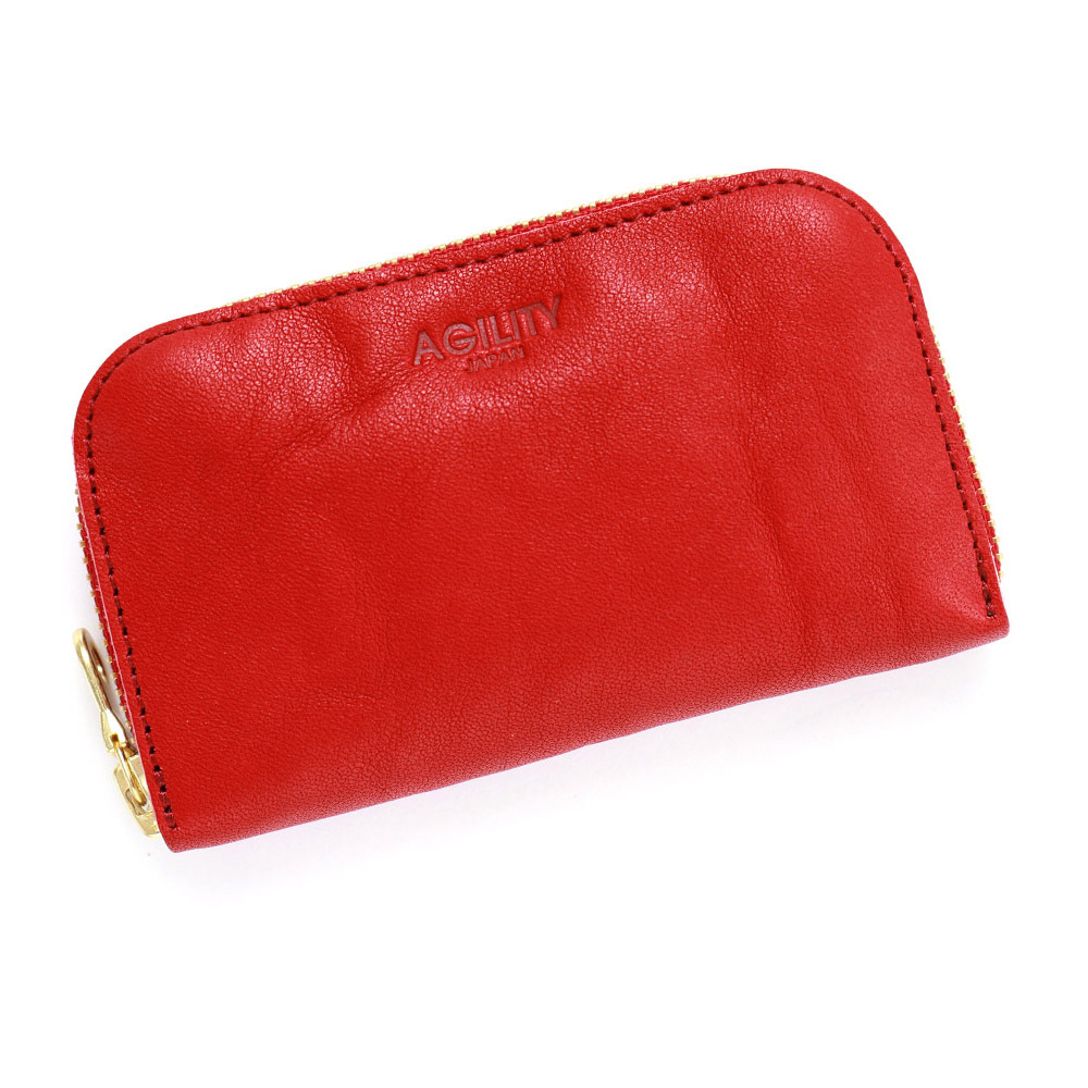 アジリティアッファ(AGILITY affa)『バンク』コインキャッチャー 財布 メンズ レディース 小銭入れ 牛革 三つ折り財布 コインキャッチャー  牛革 コインケース 財布 小銭入れ ミニ財布 ラウンドファスナー AGILITY affa アジリティアッファ アバック