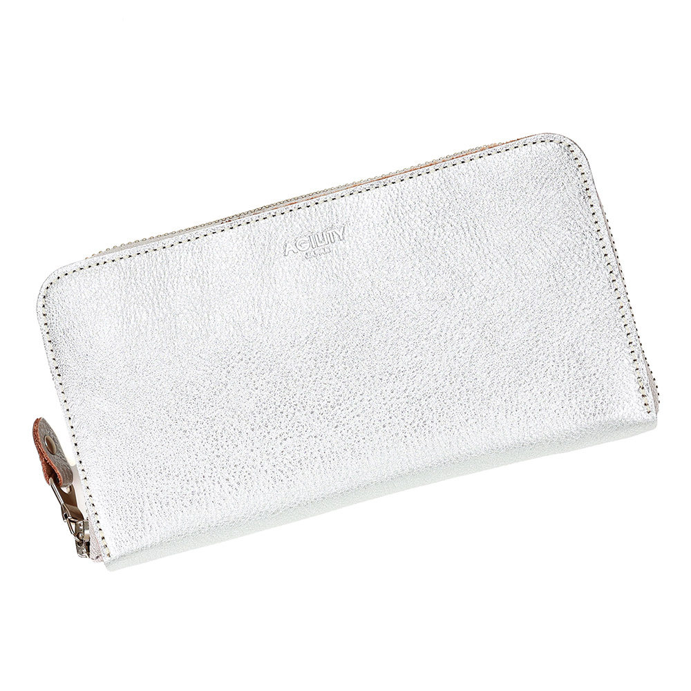 AGILITY（アジリティ） 長財布 ラウンドファスナー 30枚 大容量