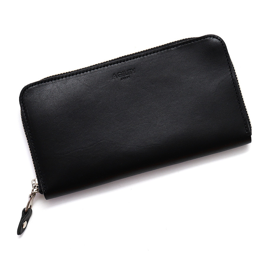 AGILITY（アジリティ） 長財布 ラウンドファスナー 30枚 大容量