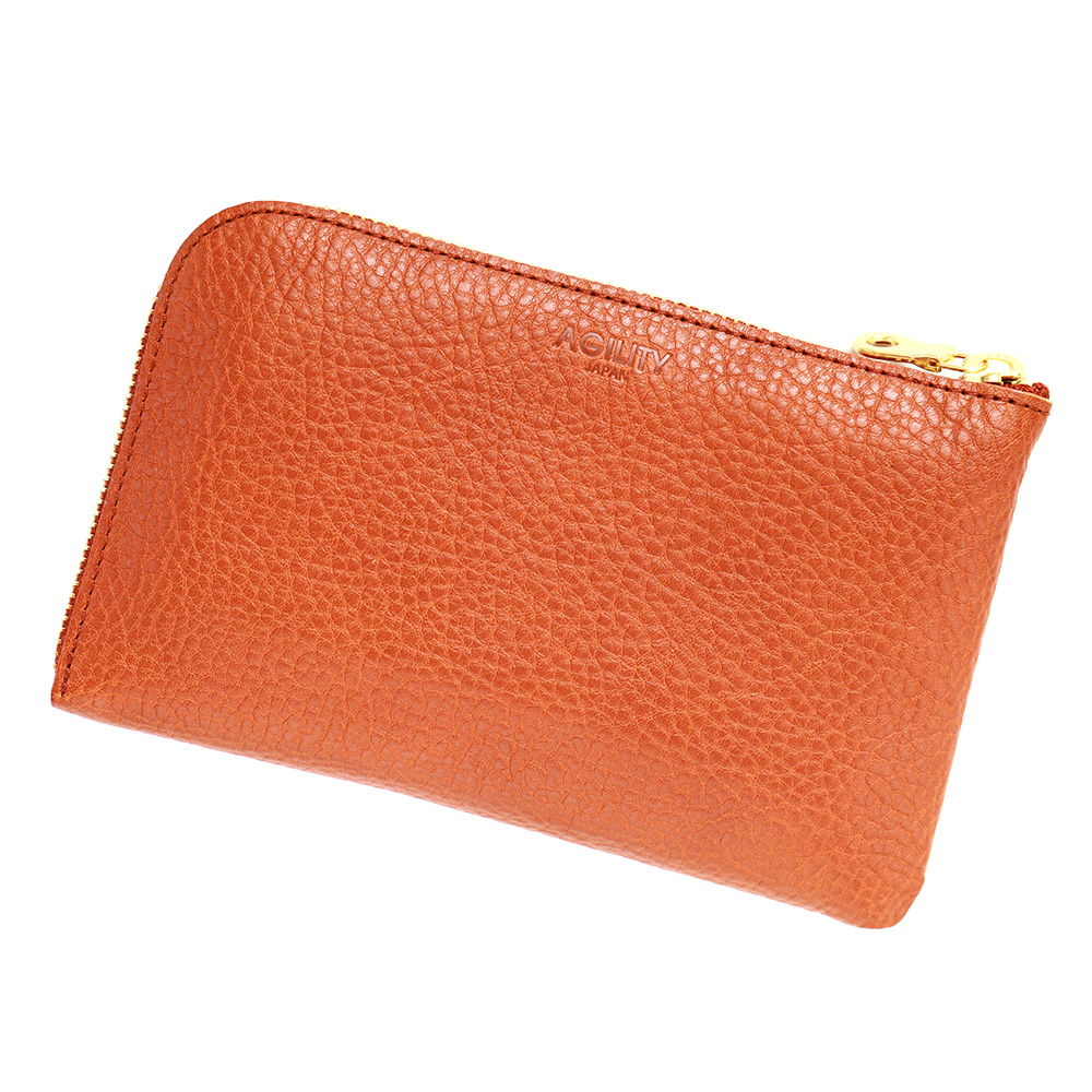 AGILITY（アジリティ） 財布 長財布 L字ファスナー 旅行財布 革 レザー