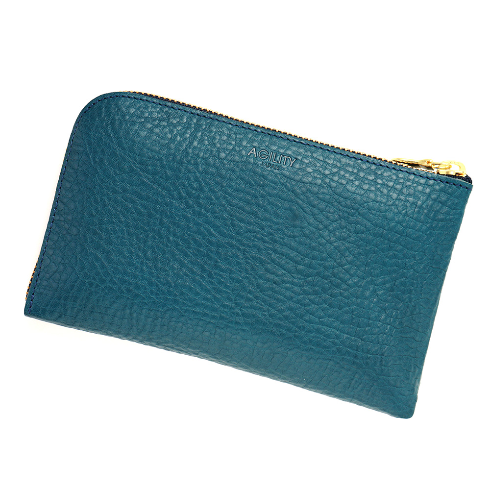 AGILITY（アジリティ） 財布 長財布 L字ファスナー 旅行財布 革 レザー