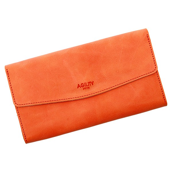 AGILITY（アジリティ） 長財布 フラップ財布 フラップ 大容量 シンプル