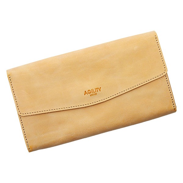 AGILITY（アジリティ） 長財布 フラップ財布 フラップ 大容量 シンプル