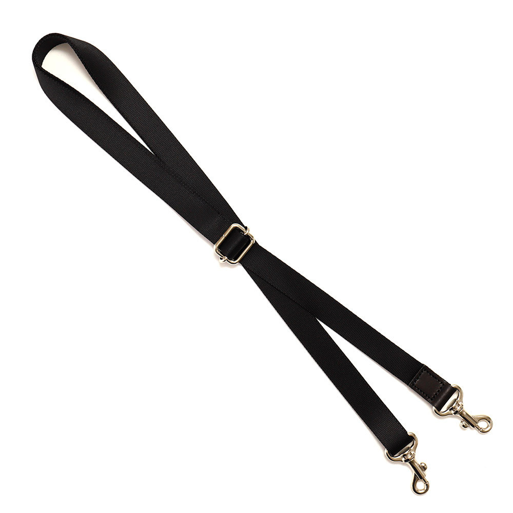 【ネコポス】長さ調節 単品 太め 軽量 黒 AGILITY アジリティ 20巾ナイロンベルト[M便 3/3] | AGILITY | 01