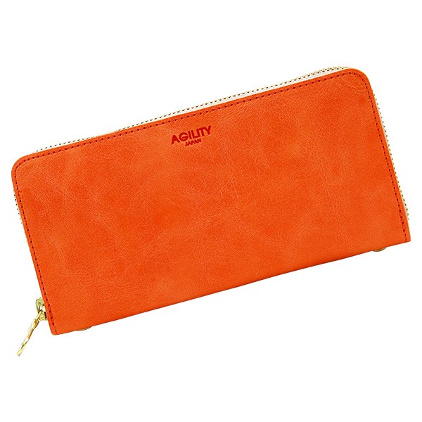 AGILITY（アジリティ） 財布 長財布 革財布 ラウンドファスナー 本革