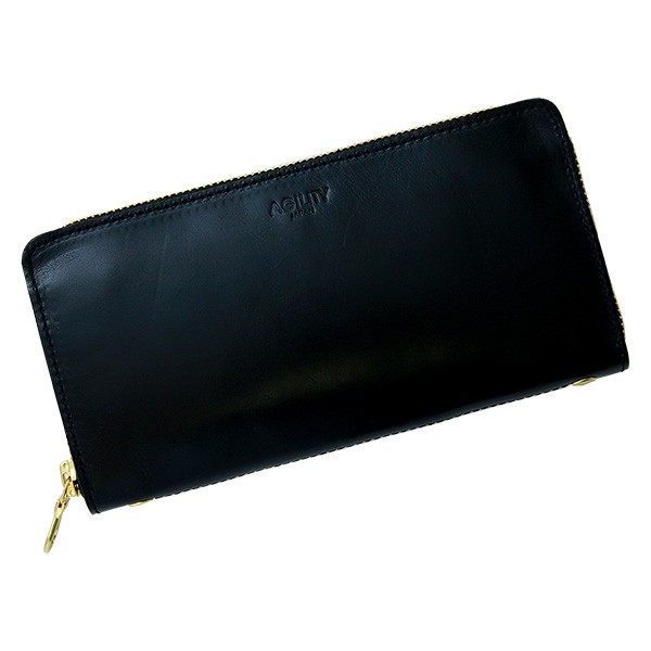 AGILITY（アジリティ） 財布 長財布 革財布 ラウンドファスナー メンズ