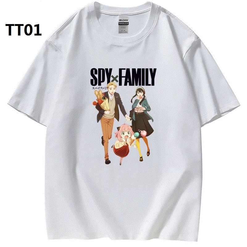 SPY×FAMILY 半袖 Tシャツ カットソー 9色 綿 夏物 カジュアル アーニャ tシャツ ス...