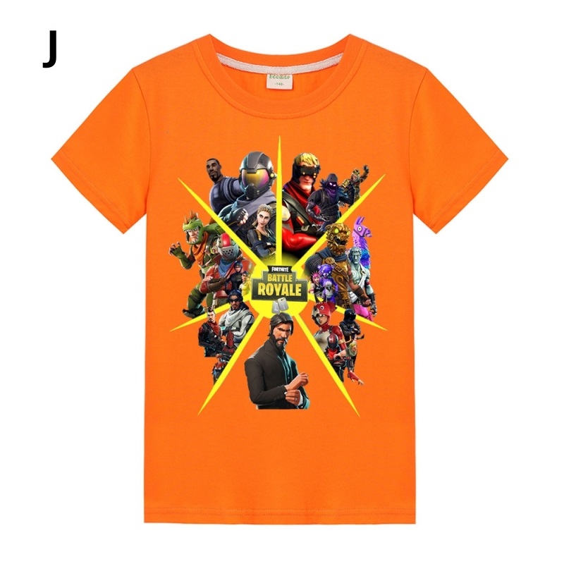 Fortnite フォートナイト Tシャツ ブラウス トップス コスチューム 子供服 大人 コットン 夏 マイダス キャラクター トレーナー コスプレ仮装 110〜170 13色｜peaceful365｜11