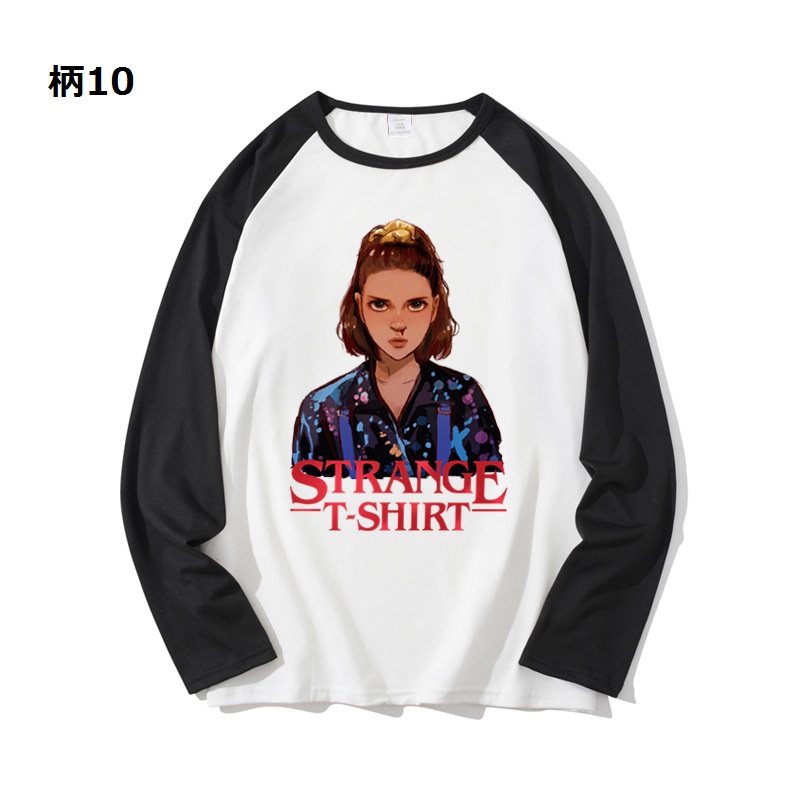 未知の世界 地獄の火クラブ Stranger Things Tシャツ ペアルック 親子服 トレーナー キッズ トップス ジャージ スウェット 春秋物  長袖 通学 運動服 男女兼用