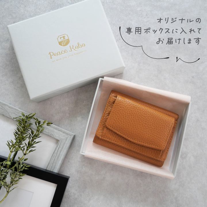 ミニ財布　COMPACT WALLET ミニ財布 通販ミニ財布 レディース 本革 財布 三つ折り財布 二