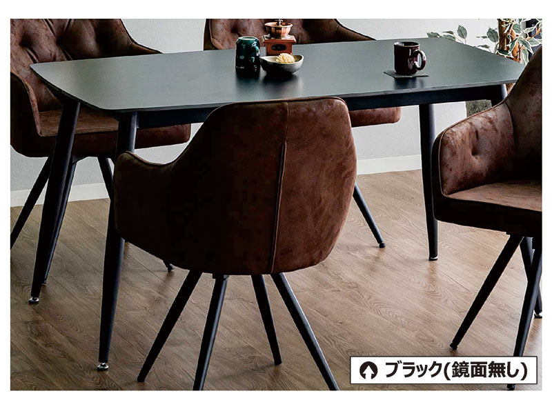 ダイニングテーブル 幅140 セラミック スタイリッシュ 大理石風