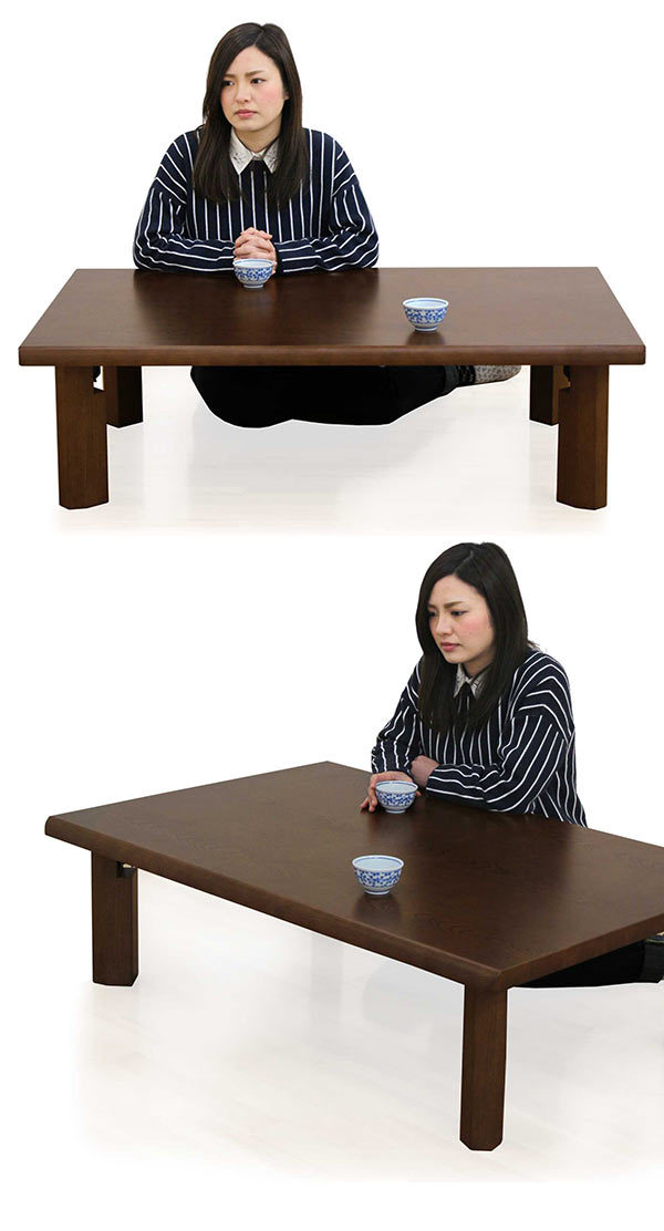 爆買】折りたたみ 座卓 幅120cm 折れ脚 ローテーブル : 家具通販