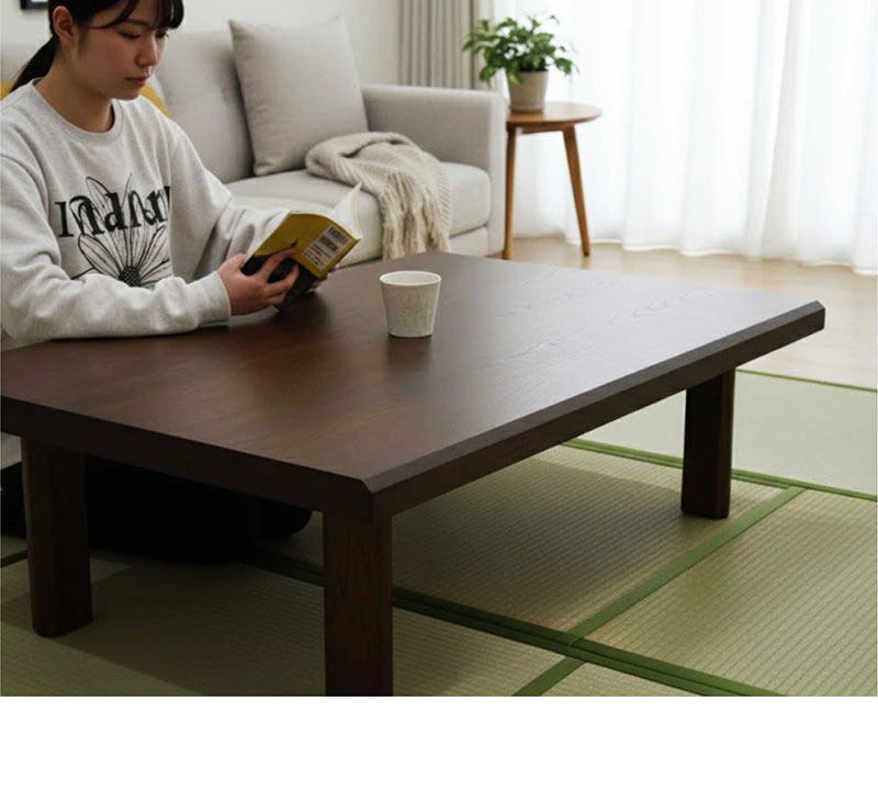 座卓テーブル 折りたたみ 幅120cm リビングテーブル おしゃれ 和モダン 木製