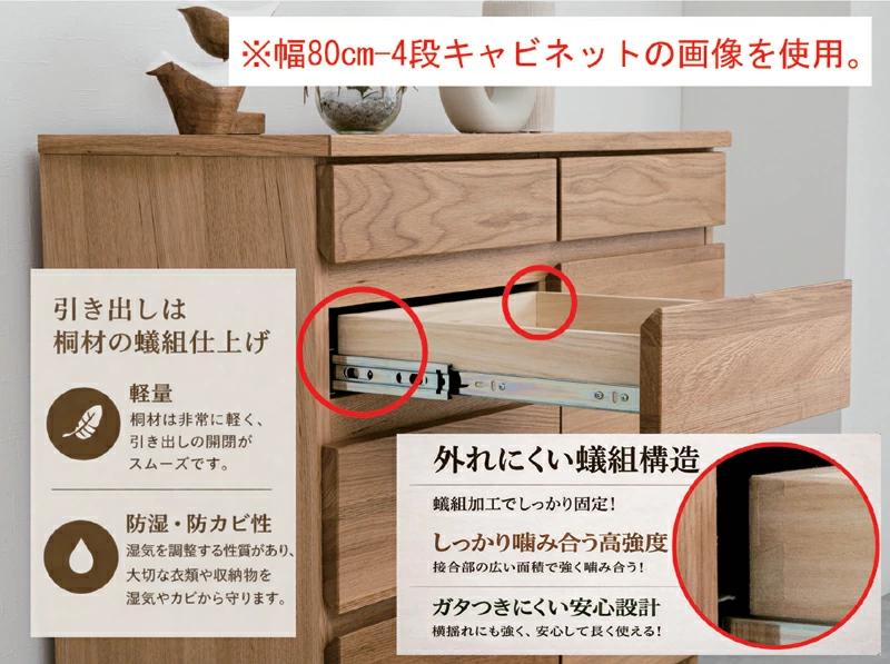 【良品】曙工芸製作所 キャビネット オーク材 リビング収納 5のつく日 P最大9％】キャビネット 幅80cm 北欧 オーク突板 木製