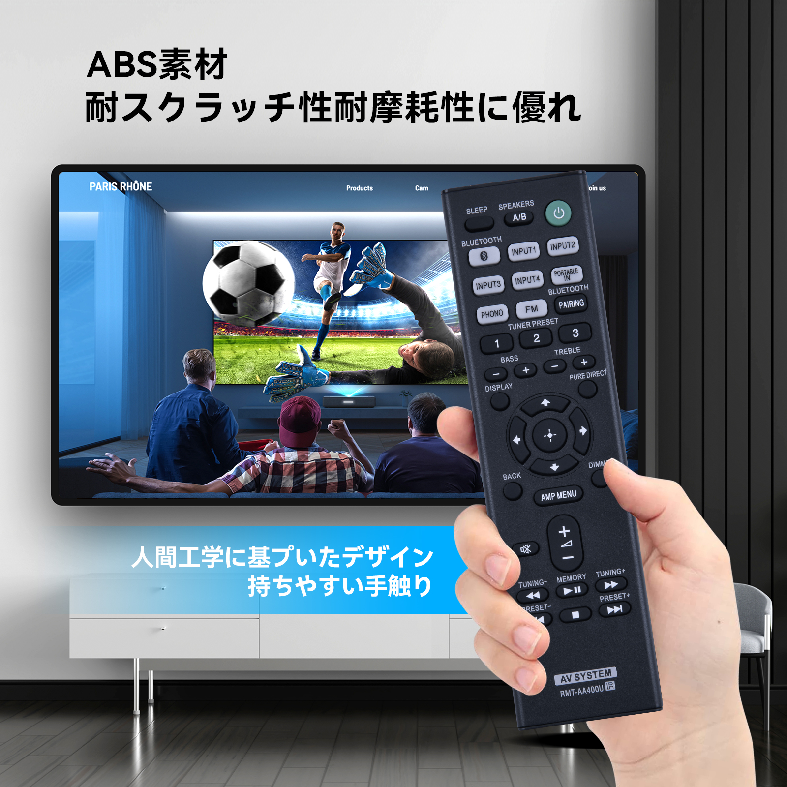 オーディオレシーバーリモコン RMT-AA400U for Sony ソニー STR-DH190