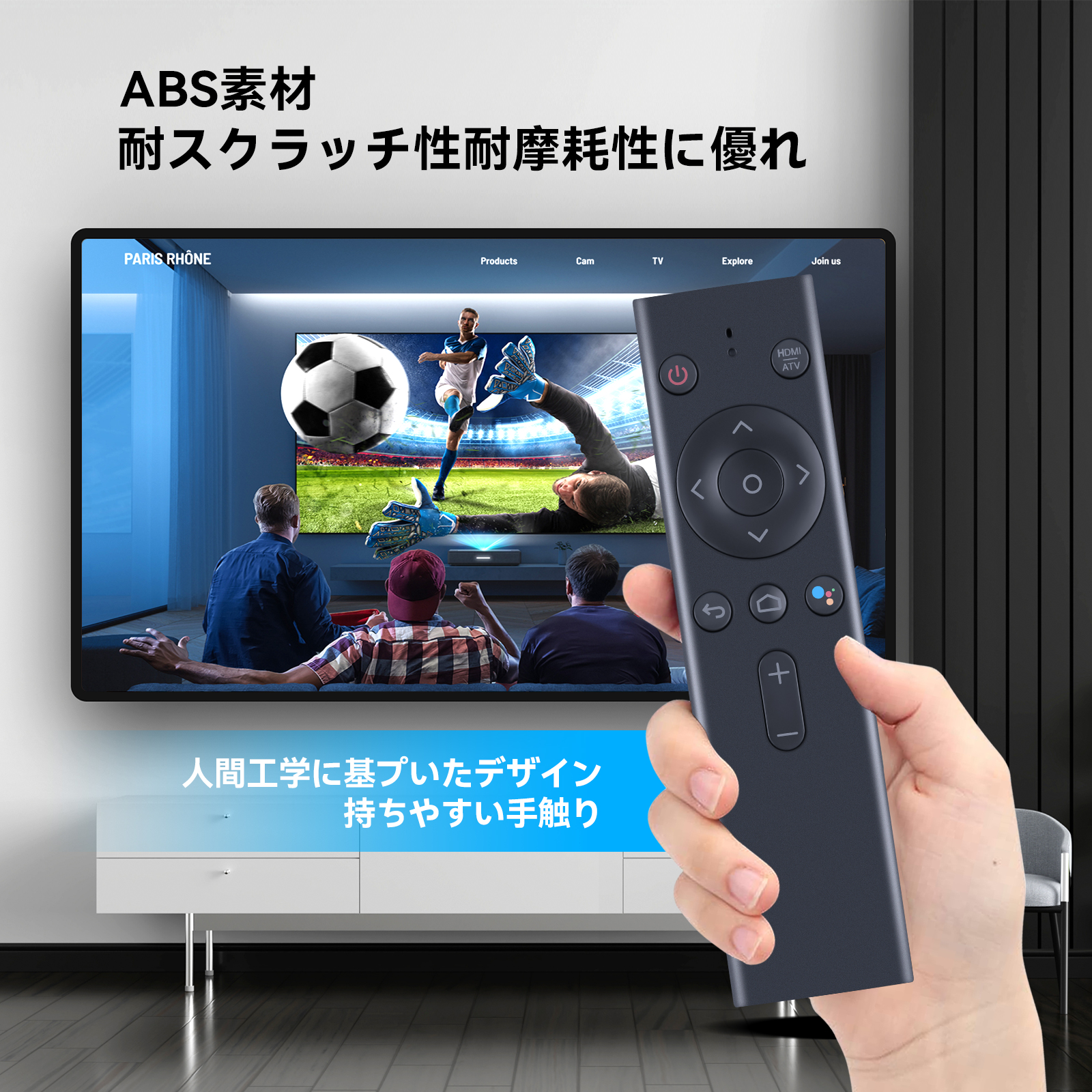 プロジェクターリモコン for Anker Nebula Capsule II R2-D2 対応 交換