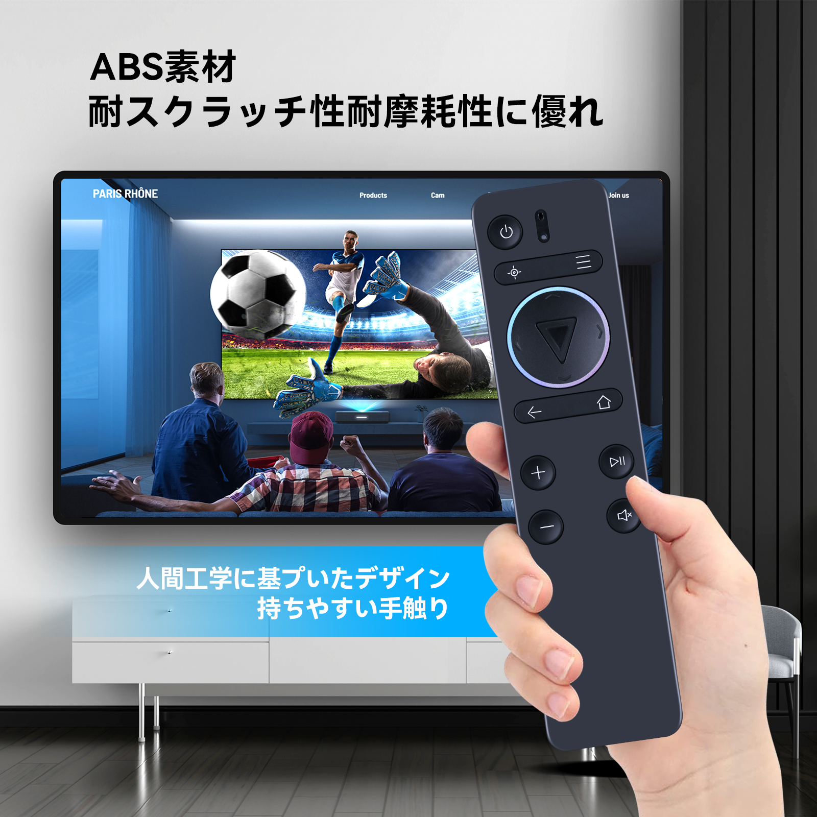 プロジェクターリモコン for NOMVDIC R150 ND10002 L500 P1000 X300