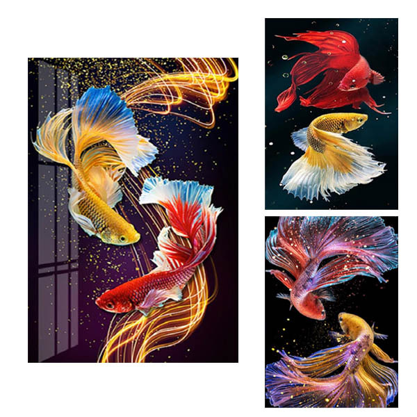 クリスタルブルー 魚のアート作品 62/150 クリスタルブルー 魚のアート作品 62/150 Make Up Co., Ltd