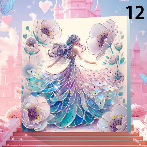 DACダイヤモンドアートキット「Sleeps with Butterflies」 値下】ダイヤモンドアートキット②蝶々ピンクの花柄 ビーズ アート