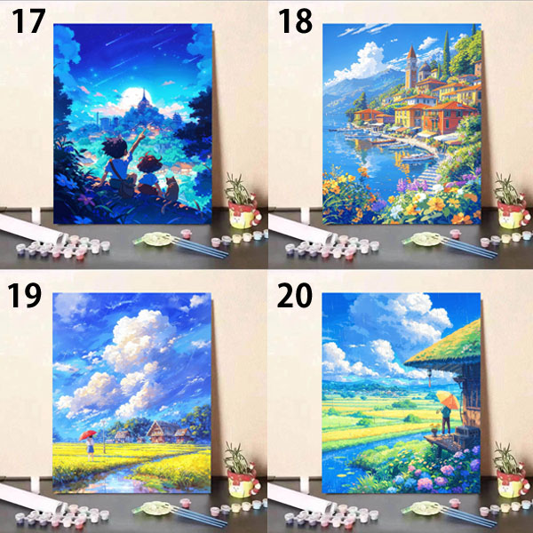 風景画 山と花畑 アクリル　スプレーアート hqdefault.jpg