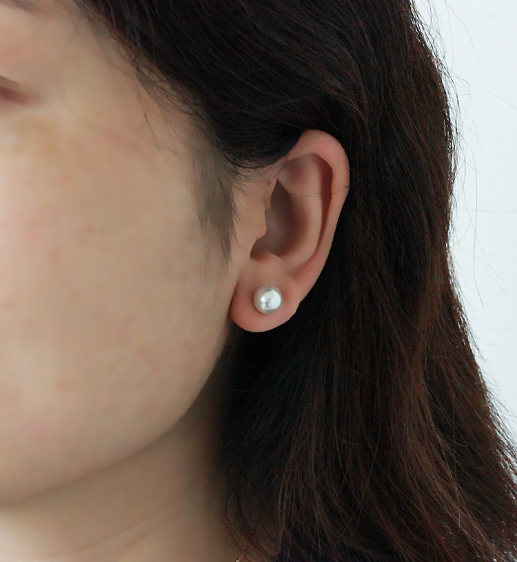 アコヤ真珠 7.5-8mm ナチュラルブルー 真珠カジュアル 新作
