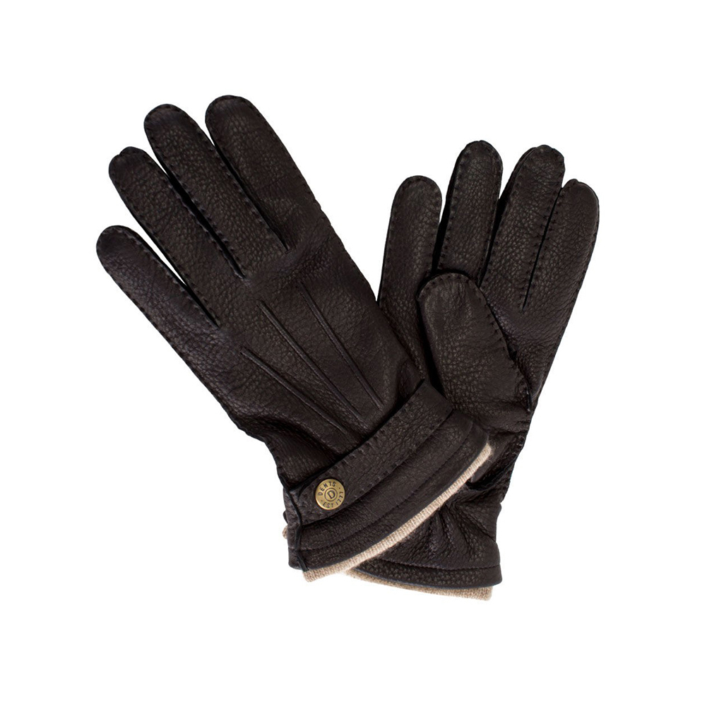 在庫限り デンツ Dents 手袋 メンズ Gloucester レザー グローブ 上質 革 鹿革 カシミア Gloves (M) 5-1548｜peeweebaby-gulliver｜02