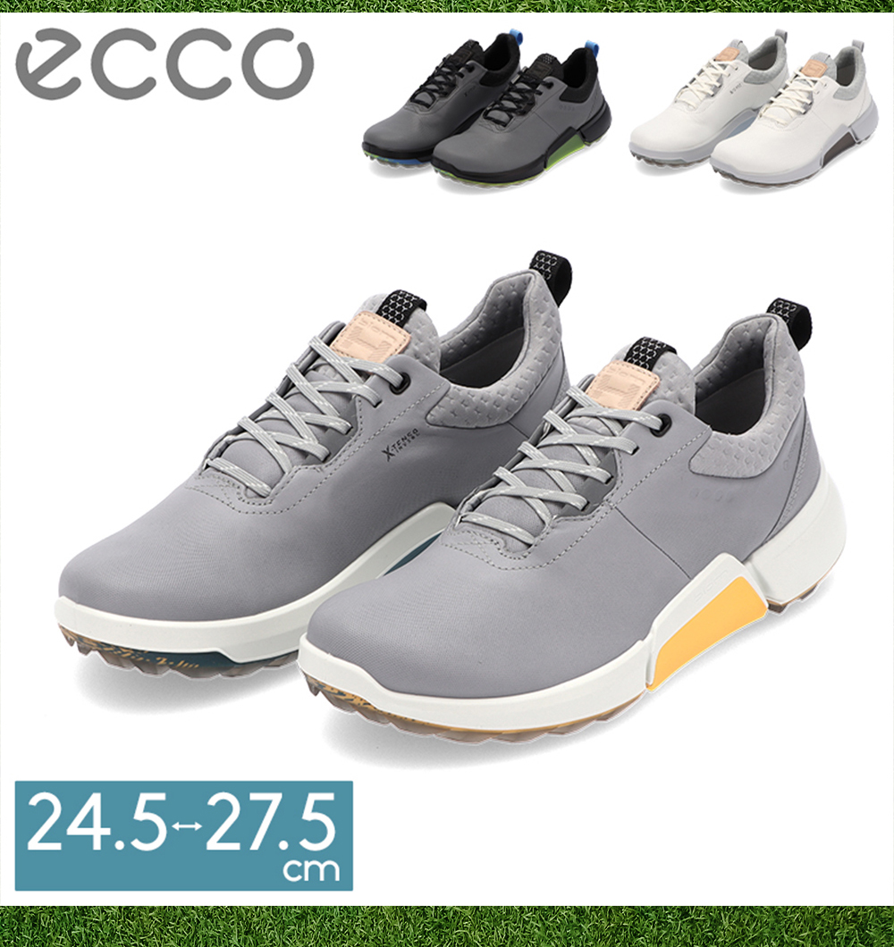 【ecco】エコー紐式レザーゴルフシューズ26.5cm(42) ecco】エコー紐式レザーゴルフシューズ26.5cm(42) シューズ(男性用)